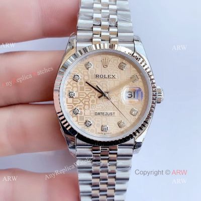 Copy Rolex Computer Face Datejust 36mm Watch